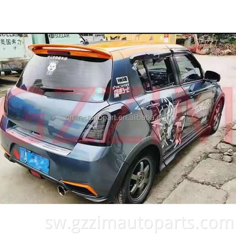 ABS Plastiki iliyoongozwa nyuma taa ya taa ya taa kwa Swift 2008-2014